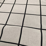 HYKE PLAID JAQUARD SWEATER サイズ1 セーター ニット 22SS ベージュ ブラック レディース ハイク【中古】5-0223M♪