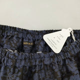 R&D.M.Co- WILD BERRY GUM PANTS ワイルドベリーガムパンツ 定価44000円 ネイビー ブラック レディース オールドマンズテーラー【中古】4-0831M♪