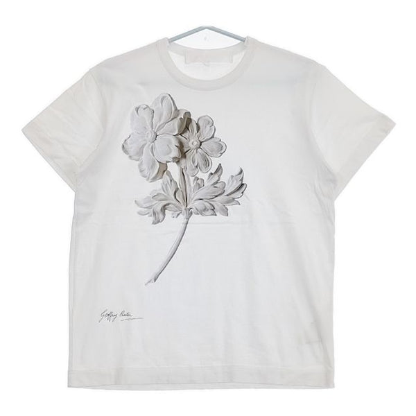 tao COMME des GARCONS フラワープリント TI-T023 半袖Ｔシャツ カットソー AD2021 ホワイト レディース タオ コムデギャルソン【中古】5-0720S∞