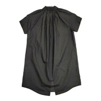 R&D.M.Co- チュニックシャツ シルク 絹 ワンピース 半袖シャツ ブラック レディース オールドマンズテーラー【中古】5-0720S∞