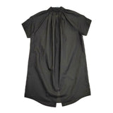 R&D.M.Co- チュニックシャツ シルク 絹 ワンピース 半袖シャツ ブラック レディース オールドマンズテーラー【中古】5-0720S∞