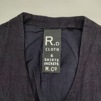 R&D.M.Co- リネン ジレ ベスト ネイビー レディース オールドマンズテーラー【中古】5-0410M∞