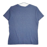 45R/45rpm ロゴ入り コットン 半袖Ｔシャツ カットソー ブルーグレー レディース フォーティーファイブアールピーエム【中古】5-0720S∞