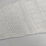 45R/45rpm ニットレースCARDIGAN 定価35200円 コットン カーディガン ホワイト レディース フォーティーファイブアールピーエム【中古】5-0410M∞