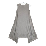 intoca. カットソー素材 ノースリーブ ワンピース グレー レディース イントゥーカ【中古】5-0720S∞