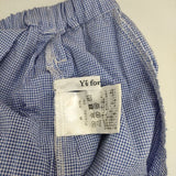 Y's for living シアサッカー コットン ロングスカート ブルー ホワイト レディース ワイズフォーリビング/Yohji【中古】5-0410M∞