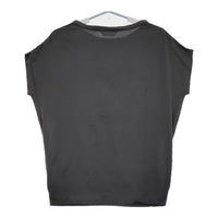 beautiful people ロゴプリント 半袖Ｔシャツ カットソー チャコールグレー レディース ビューティフルピープル【中古】5-0706S∞