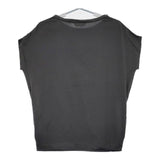 beautiful people ロゴプリント 半袖Ｔシャツ カットソー チャコールグレー レディース ビューティフルピープル【中古】5-0706S∞
