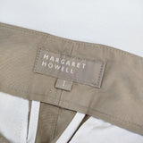 MARGARET HOWELL 578-0143616 WASHED COTTON パンツ ベージュ レディース マーガレットハウエル【中古】5-0109G∞