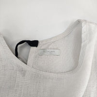 fog linen work リネン リトアニア製 半袖 ブラウス シャツ ライトグレー レディース フォグリネンワーク【中古】5-0410S∞