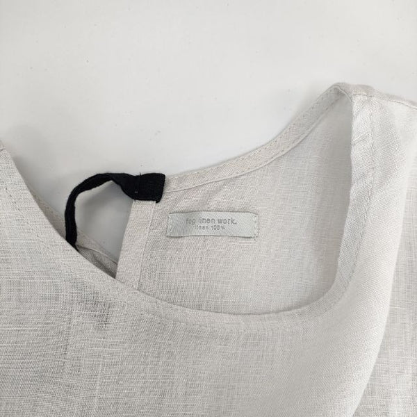 fog linen work リネン リトアニア製 半袖 ブラウス シャツ