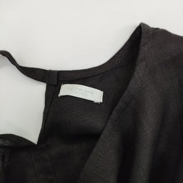 fog linen work リネン リトアニア製 半袖 ブラウス シャツ