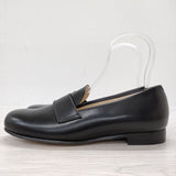 foot the coacher 新品 FRENCH LOAFER フレンチローファー 定価49500円 サイズ7 1/2 ローファー ブラック メンズ フットザコーチャー【中古】4-1004G◎