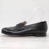 foot the coacher 新品 FRENCH LOAFER フレンチローファー 定価49500円 サイズ9 1/2 ローファー ブラック メンズ フットザコーチャー【中古】4-1004G◎