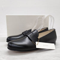 foot the coacher 新品 FRENCH LOAFER フレンチローファー 定価49500円 サイズ9 1/2 ローファー ブラック メンズ フットザコーチャー【中古】4-1004G◎