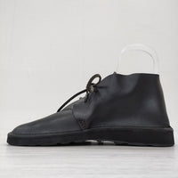 AURORA SHOES 新品 North Pacific レザー チャッカ―ブーツ 定価4万円 サイズ8 1/2D ブーツ ブラック メンズ オーロラシューズ【中古】4-1012G◎#