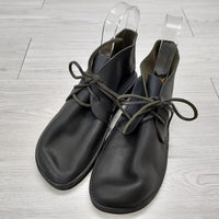 AURORA SHOES 新品 North Pacific レザー チャッカ―ブーツ 定価4万円 サイズ9D ブーツ ブラック メンズ オーロラシューズ【中古】4-1012G◎