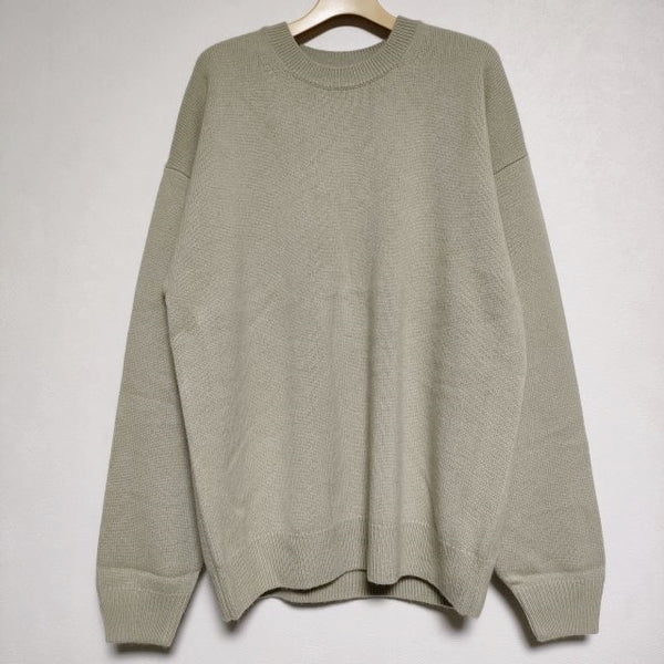 AURALEE 新品 BABY CASHMERE KNIT P/O 定価66000円 A23AP03BC セーター カシミヤ 5 ニット 23AW カーキ メンズ オーラリー【中古】4-1005T∞