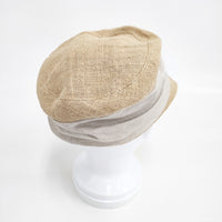 mature ha jute drape cap ジュートドレープキャップ 帽子 キャップ ベージュ レディース マチュアーハ【中古】5-0605S◎