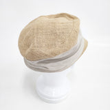 mature ha jute drape cap ジュートドレープキャップ 帽子 キャップ ベージュ レディース マチュアーハ【中古】5-0605S◎