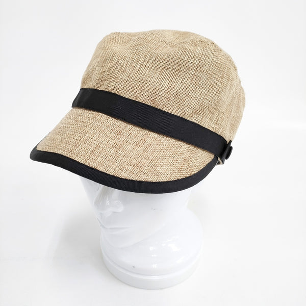 THE NORTH FACE NN01827 HYKE CAP サイズM 帽子 キャップ ベージュ ブラック レディース ザノースフェイス【中古】5-0605M◎