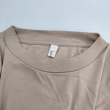 humoresque relax dress IS1101 半袖 コットン ワンピース ベージュ レディース ユーモレスク【中古】5-0601S∞