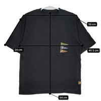 KAPITAL 天竺4フラッグス ポケット S 半袖Ｔシャツ カットソー ブラック レディース キャピタル【中古】5-0706S∞