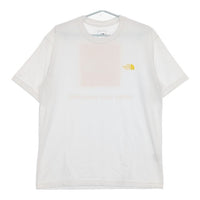 THE NORTH FACE NT32349 バンダナスクエアロゴ  半袖Ｔシャツ カットソー ホワイト メンズ ザノースフェイス【中古】5-0623S∞