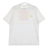 THE NORTH FACE NT32349 バンダナスクエアロゴ  半袖Ｔシャツ カットソー ホワイト メンズ ザノースフェイス【中古】5-0623S∞