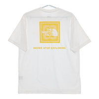 THE NORTH FACE NT32349 バンダナスクエアロゴ  半袖Ｔシャツ カットソー ホワイト メンズ ザノースフェイス【中古】5-0623S∞