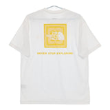 THE NORTH FACE NT32349 バンダナスクエアロゴ  半袖Ｔシャツ カットソー ホワイト メンズ ザノースフェイス【中古】5-0623S∞