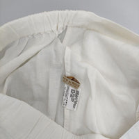 ARTS&SCIENCE コットンリネンシルク 091-L391-227 ワイド パンツ ホワイト レディース アーツ&サイエンス【中古】5-0410M∞