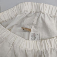 ARTS&SCIENCE リネンポリエステル レギンスパンツ 061-L310-116 パンツ ホワイト レディース アーツ&サイエンス【中古】5-0410M∞