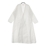 Khadi and Co コットンガウンコート 羽織 サイズM BESS NIELSEN POONAM DRESS コート ホワイト レディース カディ アンド コー【中古】5-0321M△
