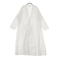 Khadi and Co コットンガウンコート 羽織 サイズM BESS NIELSEN POONAM DRESS コート ホワイト レディース カディ アンド コー【中古】5-0321M△