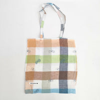 mina perhonen 未使用品 zs9124 choucho リネン 刺繍 トートバッグ マルチカラー レディース ミナペルホネン【中古】5-0327G∞