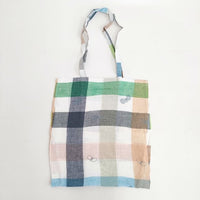 mina perhonen 未使用品 zs9124 choucho リネン 刺繍 トートバッグ マルチカラー レディース ミナペルホネン【中古】5-0327G∞