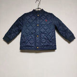 RALPH LAUREN サイズ24M 中綿 キッズ ジャケット ネイビー レディース ラルフローレン【中古】4-1028T∞