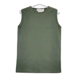 veritecoeur VCC-335 ノースリーブ コットン Ｔシャツ カットソー グリーン レディース ヴェリテクール【中古】5-0706S∞