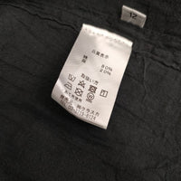 ヂェン先生の日常着 コットンリネン 半袖 ワンピース チャコールグレー レディース ヂェン先生の日常着【中古】5-0706S∞