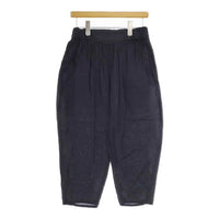 Hermaphrodite リネン混  パンツ ブラック系 レディース エルマフロディット【中古】5-0410M∞