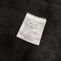 evam eva E211T122 リネンポンチョ サイドスリット ワンピース ポンチョ チャコールグレー レディース エヴァムエヴァ【中古】5-0706S∞