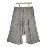 Y's レーヨン ジャカード 総柄 YB-P13-203 サルエルパンツ グレー レディース ワイズ/Yohji【中古】5-0410M∞