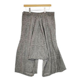 Y's レーヨン ジャカード 総柄 YB-P13-203 サルエルパンツ グレー レディース ワイズ/Yohji【中古】5-0410M∞