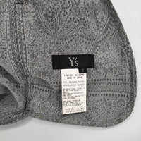 Y's レーヨン ジャカード 総柄 YB-P13-203 サルエルパンツ グレー レディース ワイズ/Yohji【中古】5-0410M∞