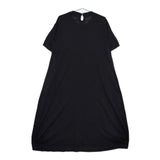 atelier naruse コットンカットソー コクーンワンピース 定価21450円 na-F03085 ワンピース 22SS ブラック レディース アトリエナルセ【中古】5-0706S∞