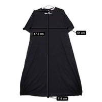 atelier naruse コットンカットソー コクーンワンピース  定価21450円 na-F03085 ワンピース 22SS ブラック レディース アトリエナルセ【中古】5-0706S∞