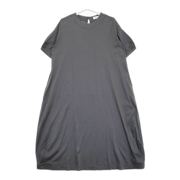 atelier naruse コットンカットソー コクーンワンピース  定価24150円 na-F03090 ワンピース 23SS チャコールグレー レディース アトリエナルセ【中古】5-0706S∞