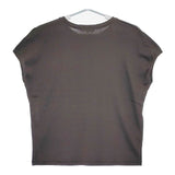 23区 フレンチスリーブ 半袖Ｔシャツ カットソー チャコールグレー レディース 23区【中古】5-0706S∞