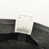 Yohji Yamamoto collection リネンハット fg-h81-360-1-01 サイズ1 帽子 ハット ブラック レディース ヨウジヤマモト【中古】5-0726M◎